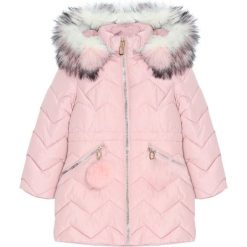 Jasnoróżowa Kurtka Bear The Brunt. Czerwone kurtki i płaszcze dla dziewczynek Born2be, na jesień. Za 199.99 zł.