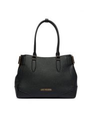 LOVE MOSCHINO Torebka JC4095PP1PLT1000 Czarny. Czarne torebki do ręki damskie Love Moschino, bez wzorów, ze skóry, bez dodatków. Za 1,059.00 zł.