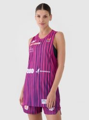 4F Koszulka meczowa replika wyjazdowa z sezonu 2024/25 damska 4F x KS Bydgoszcz - multikolor XL. Białe koszulki sportowe damskie 4f, l, bez wzorów, z dzianiny, bez kołnierzyka, bez ramiączek, na fitness i siłownię. Za 199.99 zł.