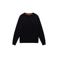 Bluza Napapijri B-Nedles C. Czarne bluzy męskie Napapijri, m, bez wzorów, bez kaptura. W wyprzedaży za 322.50 zł.