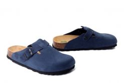 DR. BRINKMANN 600132-05 DS blau, klapki męskie, rozmiar 48. Niebieskie klapki męskie Dr. Brinkmann, ze skóry. Za 354.90 zł.