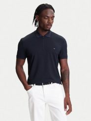 Tommy Hilfiger Polo Performance MW0MW39613 Granatowy Regular Fit. Niebieskie koszulki polo męskie Tommy Hilfiger, m, bez wzorów, z syntetyku, bez ramiączek. Za 369.99 zł.
