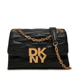 Torebka DKNY. Czarne torebki do ręki damskie DKNY, bez wzorów, wizytowe, bez dodatków. Za 959.99 zł.