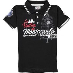 Koszulka polo w kolorze czarnym. T-shirty dla chłopców Geographical Norway Kids & Ladies. W wyprzedaży za 78.95 zł.