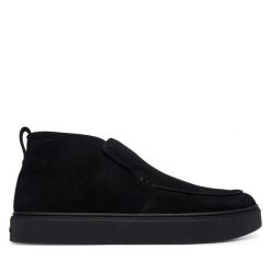 Półbuty Calvin Klein. Czarne półbuty na co dzień męskie Calvin Klein, bez zapięcia. Za 649.99 zł.