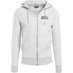 Ron Dorff DISCIPLINE SMALL PRINT ZIPPED HOODIE Bluza rozpinana grey melange. Bluzy męskie marki Ron Dorff. Za 669.00 zł.