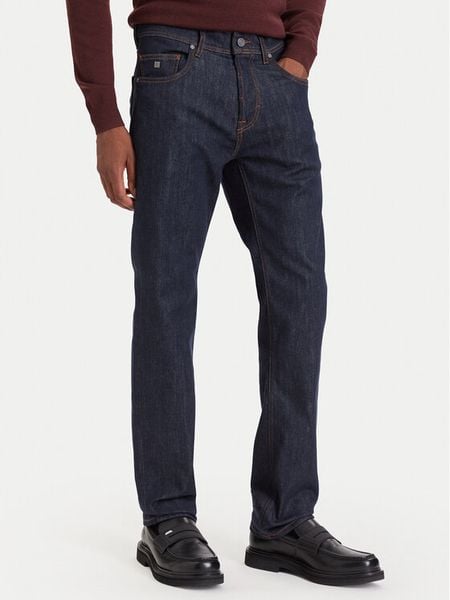 KARL LAGERFELD Jeansy 265501 564882 Granatowy Regular Fit. Niebieskie jeansy męskie KARL LAGERFELD. Za 584.99 zł.