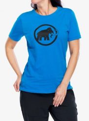 Koszulka bawełniana damska Mammut Core T-Shirt Classic. Niebieskie t-shirty damskie Mammut, s, bez wzorów, z bawełny, eleganckie, bez kołnierzyka. Za 173.75 zł.