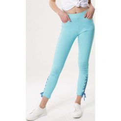 Miętowe Legginsy Attractivity. Zielone legginsy damskie Born2be, l, bez wzorów. Za 39.99 zł.