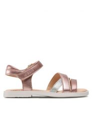 Geox Sandały J S.Karly G. D J5235D 0HINF C8011 M Różowy. Czerwone sandały dziewczęce Geox, ze skóry, bez zapięcia. Za 129.99 zł.