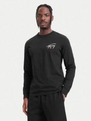 Tommy Jeans Longsleeve DM0DM23546 Czarny Slim Fit. Czarne bluzki z długim rękawem męskie Tommy Jeans, m, bez wzorów, z bawełny, bez kołnierzyka. Za 169.99 zł.