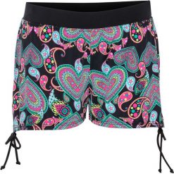 Szorty kąpielowe bonprix czarny z nadrukiem. Bikini damskie marki bonprix. Za 74.99 zł.