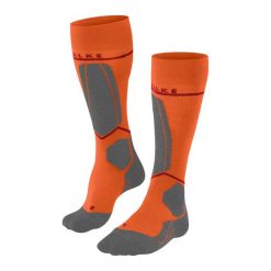 Skarpetki Falke Sk4 Energizing Wool Mi-bas. Brązowe skarpety męskie Falke, bez wzorów, z elastanu. Za 226.00 zł.