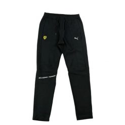 Second life - Spodnie dresowe męskie Puma Scuderia Ferrari Race - Stan dobry. Czarne spodnie sportowe męskie Puma, l, bez wzorów, z dresówki, do biegania. Za 106.46 zł.