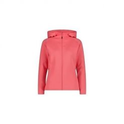 Bluza sportowa damska CMP 32C8386B614. Czerwone bluzy sportowe damskie CMP, s, bez wzorów, z kapturem, trekkingowe. Za 423.00 zł.