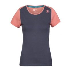 Koszulka damska Rafiki Chulilla. Niebieskie koszulki sportowe damskie Rafiki, bez wzorów, sportowe, bez kołnierzyka. Za 218.30 zł.