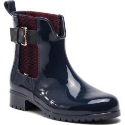 Kalosze TOMMY HILFIGER - FW0FW03713 Midnight 403. Kozaki damskie marki Tommy Hilfiger. Za 399.00 zł.