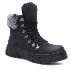 Trapery Go Soft. Czarne kozaki damskie GO SOFT. Za 179.99 zł.