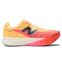 Buty męskie New Balance FuelCell SC Elite V5 MRCEL3UD – pomarańczowe. Brązowe buty sportowe męskie New Balance, z materiału, bez zapięcia, do biegania. Za 1,199.99 zł.