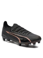Puma Buty do piłki nożnej Ultra Ultimate FG/AG 10774402 02 Czarny. Czarne buty sportowe męskie Puma, ze skóry, bez zapięcia. Za 599.99 zł.
