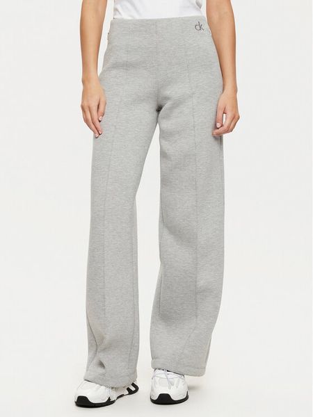 Calvin Klein Spodnie materiałowe K20K207947 Szary Relaxed Fit. Szare spodnie materiałowe damskie Calvin Klein, xs, bez wzorów, z materiału. Za 379.99 zł.
