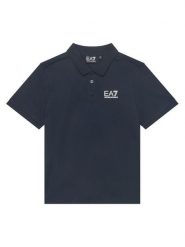 EA7 Emporio Armani Polo 7B000022 AF10378 UB102 Granatowy Regular Fit. Niebieskie t-shirty dla chłopców EA7 Emporio Armani, bez wzorów, z bawełny, bez ramiączek. Za 224.99 zł.