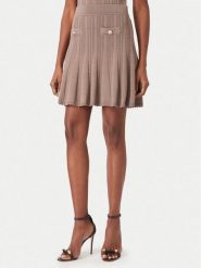 Guess Spódnica mini W6YD21 Z0971 Beżowy ciemny Regular Fit. Brązowe spódnice damskie Guess, s, z aplikacjami, z syntetyku, mini. Za 390.99 zł.