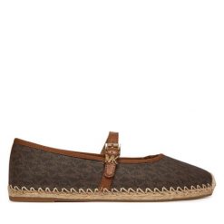 Espadryle MICHAEL Michael Kors. Brązowe espadryle damskie MICHAEL Michael Kors, bez wzorów, bez obcasa, bez zapięcia. Za 549.99 zł.