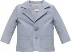 PINOKIO Marynarka dla chłopca elegancka niebieska Pinokio Charlie 86. Niebieskie kurtki i płaszcze dla chłopców Pinokio, bez wzorów, eleganckie, bez kaptura. Za 199.99 zł.