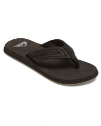 Japonki plażowe męskie Quiksilver Monkey Wrench Core. Czarne klapki męskie Quiksilver, z gumy, sportowe. Za 129.99 zł.