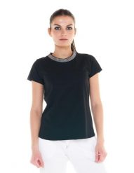 Damska koszulka Cristal Shine. Czarne koszulki sportowe damskie LEONE 1947 APPAREL, l, bez wzorów, z bawełny, bez kołnierzyka, bez ramiączek, na fitness i siłownię. Za 63.11 zł.