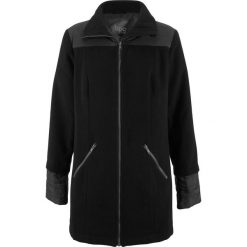 Kurtka w połączeniu różnych materiałów bonprix czarny. Kurtki damskie marki SOLOGNAC. Za 124.99 zł.