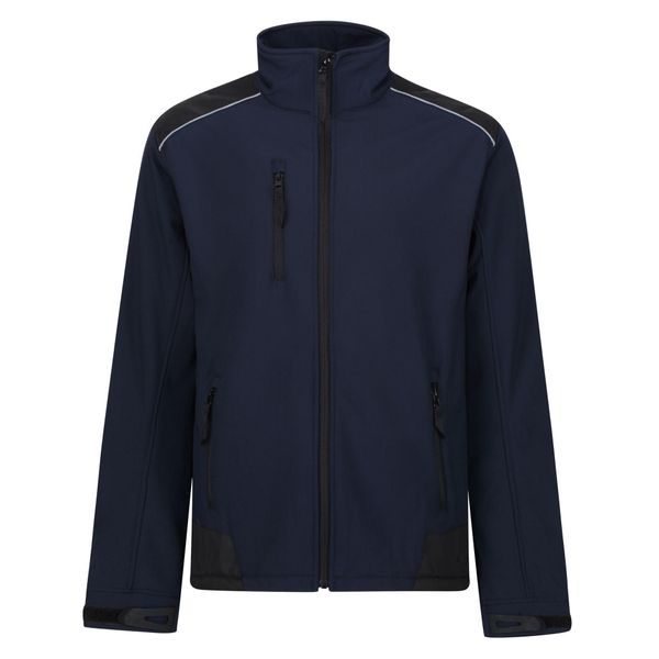 Męska Kurtka Softshellowa Sandstorm Workwear. Czarne kurtki męskie Regatta, l, bez wzorów, z gumy, bez kaptura. Za 272.99 zł.