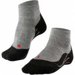 Skarpetki damskie Falke TK5 Short. Szare skarpety damskie COCOON, bez wzorów, z materiału. Za 156.50 zł.