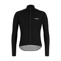 Kurtka rowerowa męska Santini Nebula Windproof/Rain. Czarne kurtki męskie SANTINI, na jesień, m, bez wzorów, z materiału, rowerowe. Za 259.00 zł.