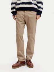 Jack & Jones Spodnie materiałowe Clark Finn 12293328 Beżowy Regular Fit. Brązowe spodnie materiałowe męskie Jack & Jones, m, bez wzorów, z bawełny. Za 209.99 zł.