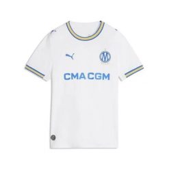Koszulka Domowa damska OM 2026/27. Białe koszulki sportowe damskie Puma, xl, bez wzorów, z materiału, bez kołnierzyka, bez ramiączek, na fitness i siłownię. Za 431.00 zł.