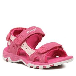 Sandały ZigZag. Czerwone sandały dziewczęce Zigzag, bez zapięcia. Za 119.99 zł.