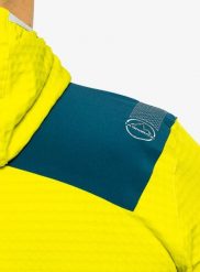 Bluza z kapturem męska La Sportiva Lucendro Thermal Hoody. Żółte bluzy męskie La Sportiva, m, bez wzorów, z materiału, z kapturem. Za 610.49 zł.
