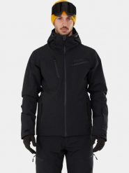 Kurtka Narciarska Męska Fundango Telluride. Czarne kurtki snowboardowe męskie Fundango, m, bez wzorów, z materiału, długie, bez kaptura, narciarskie. Za 599.00 zł.