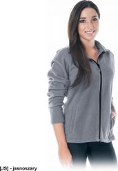 R.E.I.S. POLLADYDS - Bluza polarowa, damska zapinana na suwak - jasnoszary M. Szare bluzy damskie R.E.I.S., m, bez wzorów, z polaru, bez kaptura. Za 72.30 zł.