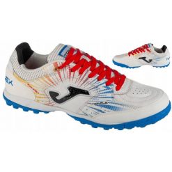 Buty do piłki nożnej męskie Joma Top Flex TF. Białe buty sportowe męskie Joma, bez zapięcia, do piłki nożnej. Za 301.99 zł.