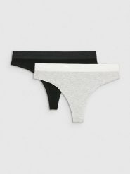 4F Bielizna stringi (2-pack) damskie - multikolor XS. Stringi damskie 4f, xs, bez wzorów. W wyprzedaży za 39.99 zł.