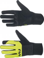 Rękawiczki rowerowe Northwave Fast Gel. Żółte rękawiczki męskie Northwave, bez wzorów, z syntetyku. Za 129.99 zł.