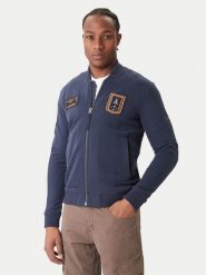 Aeronautica Militare Bluza 252FE2071UF00669 Granatowy Regular Fit. Niebieskie bluzy męskie Aeronautica Militare, m, bez wzorów, z bawełny, bez kaptura. Za 989.99 zł.