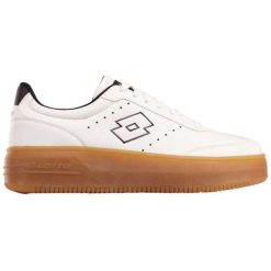 Buty Lotto Iskar Pf Rb 2400282W 1011 białe. Białe obuwie sportowe damskie bez wzorów, z gumy. Za 212.83 zł.