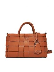 Guess Torebka Maylee HWWG96 61060 Brązowy. Brązowe torebki do ręki damskie Guess, z aplikacjami, ze skóry, bez dodatków. Za 549.99 zł.