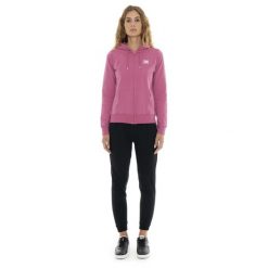 Bluza z bawełna z kaptur na co dzień na siłownię. Czarne bluzy damskie LEONE 1947 APPAREL, bez wzorów, z bawełny, na fitness i siłownię. W wyprzedaży za 218.92 zł.