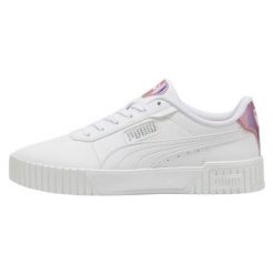 Damskie Buty Sportowe Carina 2.0 GirlPower. Białe obuwie sportowe damskie Puma, bez wzorów, z gumy. Za 321.99 zł.