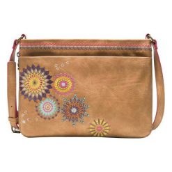 Desigual Torebka Damska Amelie Formigal, Brązowa. Brązowe torby na ramię damskie Desigual. Za 250.00 zł.